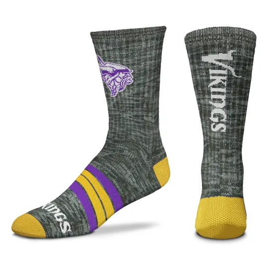 Minnesota Vikings Quad Promo Men's Crew Socks