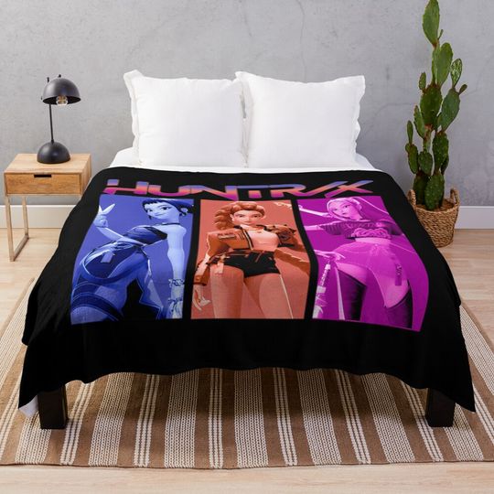 Discover Huntrix Kpop Demo Movie Fleece Blanket