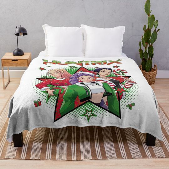 Discover HUNTR X HUNTRIX Kpop Demon Hunters  Fleece Blanket