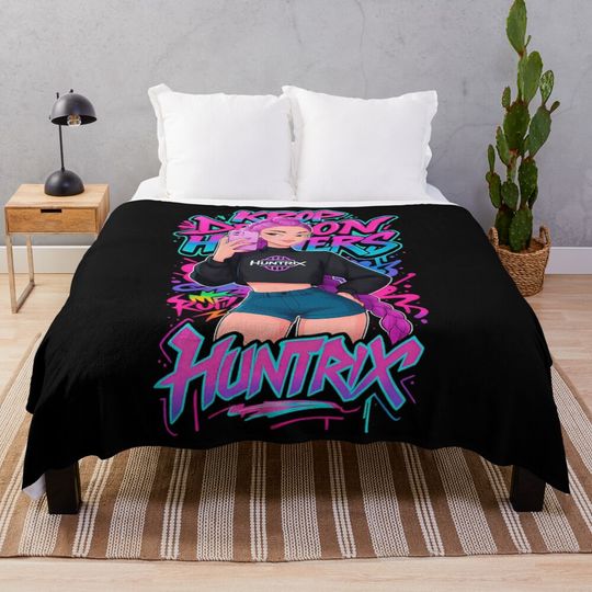 Discover K-Pop Demon Hunters Art Rumi Fleece Blanket