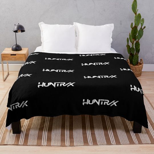 Copia de K-POP Demon Hunter Huntrix White Logo Fleece Blanket