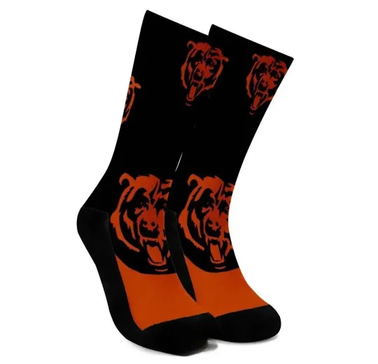 Discover Chicago Bears Socks Unisex One Size Fits Most football Football Teams