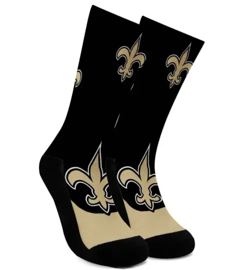 New Orleans Saints Socks Unisex One Size Fits Most football Football Teams