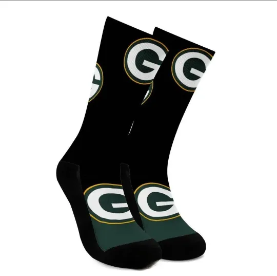 Green Bay Packers Socks Unisex One Size Fits Most football Football Teams