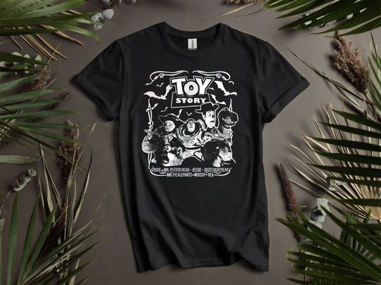 Discover Toy Story Halloween Buz Lightyear Skeleton Woody Custom T-Shirts for Men, Women, and Kids - Sizes S to 5XL | Ladies' T-Shirts Available K321