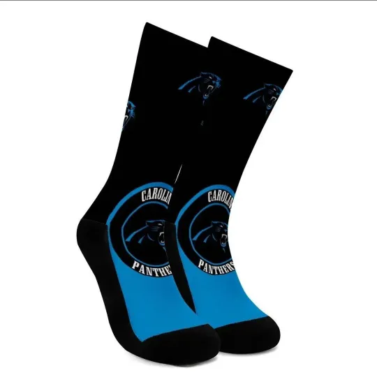 Carolina Panthers Socks Unisex One Size Fits Most football Football Teams