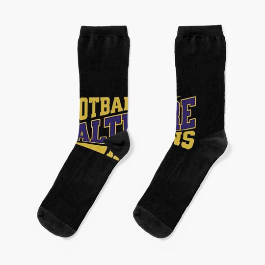 Baltimore Ravens Socks, Gift For Fan