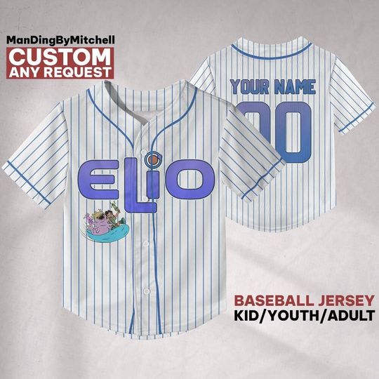 Discover Personalized Disney Pixar Elio Baseball Jersey, Disney Elio Team Shirt