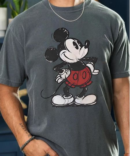 Discover Disney Classic Mickey Mouse T-Shirt for Disneyland Trip and Family Matching