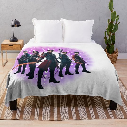 HUNTRIX K-Pop Demon Hunters- Korean Fantasy Warriors with Magical Weapons  Fleece Blanket