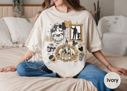 Discover Retro Walt Disney Mickey Mouse Comfort Colors Shirts, Disney World Family Vacation Shirt, Magical Mouse Shirt, Disney Parks Souvenir Shirt