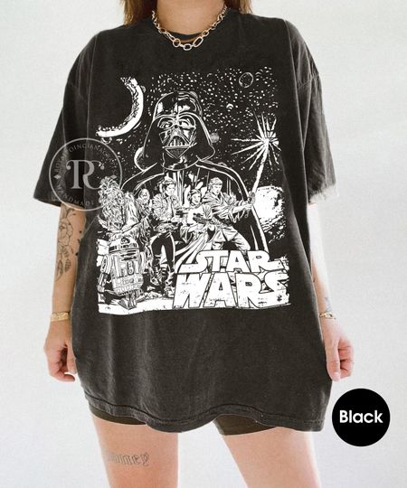 Discover Retro Disney Star Wars Shirts, Disney World Shirt, Disney Family Shirt, Vintage Star Wars Shirt, Unisex Star Wars Shirt, Star Wars Fan Gifts