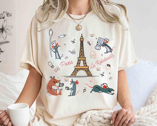 Discover Disney Pixar Ratatouille Cute Remy Little Chef Paris And Foods Shirt, Remy's Ratatouille Adventure Tee, Disneyland Family Vacation Gift