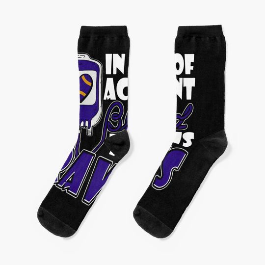 Baltimore Ravens Socks, Gift For Fan