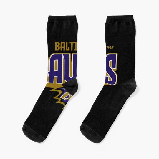 Baltimore Ravens Socks, Gift For Fan