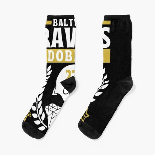 Baltimore Ravens Socks, Gift For Fan