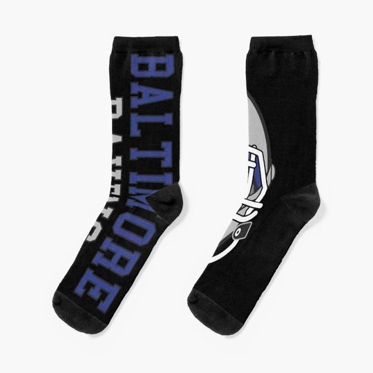 Baltimore Ravens Socks, Gift For Fan