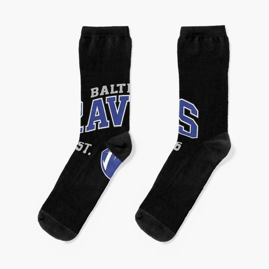 Baltimore Ravens Socks, Gift For Fan