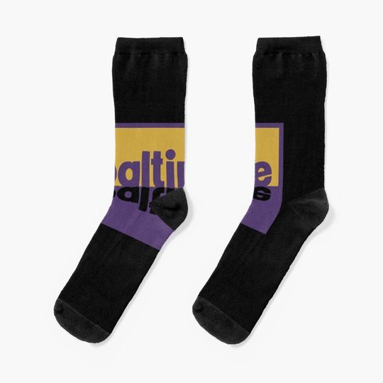 Baltimore Ravens Socks, Gift For Fan