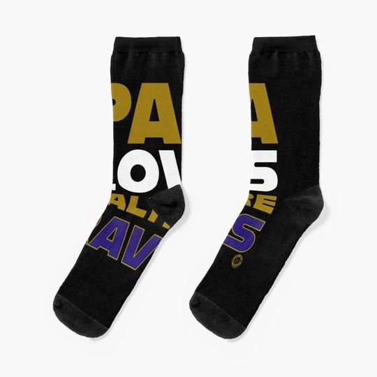 Baltimore Ravens Socks, Gift For Fan