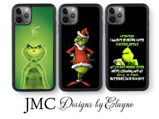Christmas funny character Custom Phone Case, Funny Samsung, iPhone Xmas Cases
