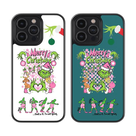Christmas funny character Custom Phone Case, Funny Samsung, iPhone Xmas Cases
