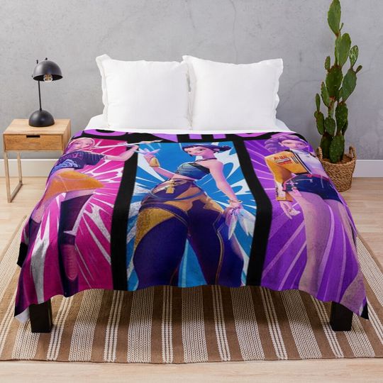 Discover Kpop Demon Hunters  Fleece Blanket, Gift For Fan