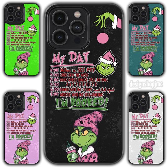 Discover Funny funny character Christmas Phone Case: Rubber TPU iPhone, Samsung, Pixel
