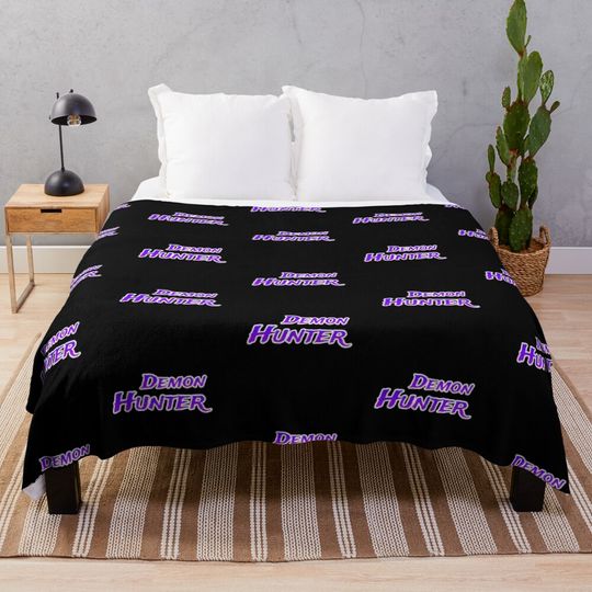 Discover Demon Hunter Fleece Blanket, Gift For Fan