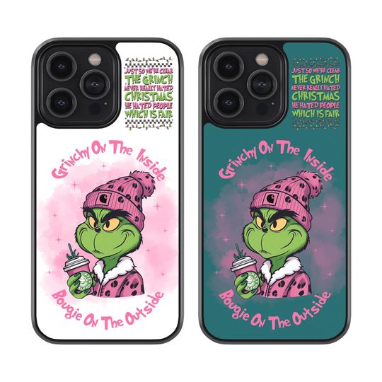 Funny funny character Christmas Phone Case: iPhone, Samsung