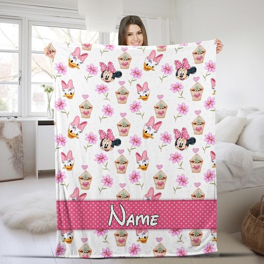 Discover Personalized Mickey Mouse Blanket, Disney Mickey Mouse Blanket, Disneyland Birthday Gift Blanket, Disneyland Blanket NFTB01