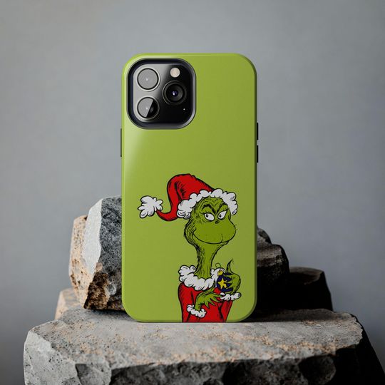 Discover funny character Christmas Phone Case: Tough Holiday Phone Cover