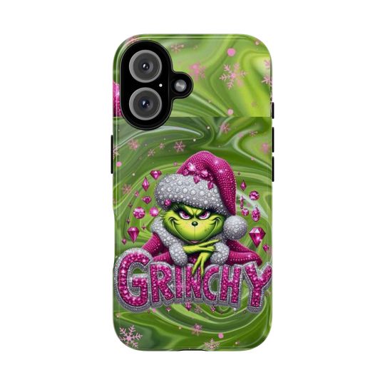 Discover Grin Tough Phone Case | Cute Phone Cover | Holiday Gift | Christmas Accessory | Unique Phone Skin | Festive Case for funny character Fans