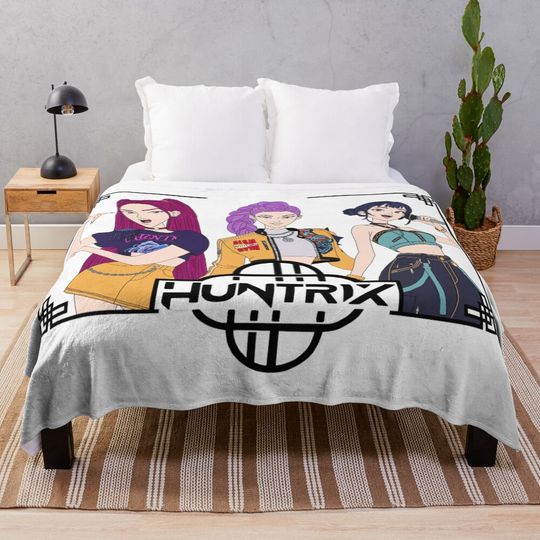 Discover K-Pop Hunters Throw Blanket