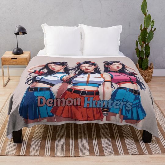 Discover Huntrix Kpop girls demon Hunters Fleece Blanket