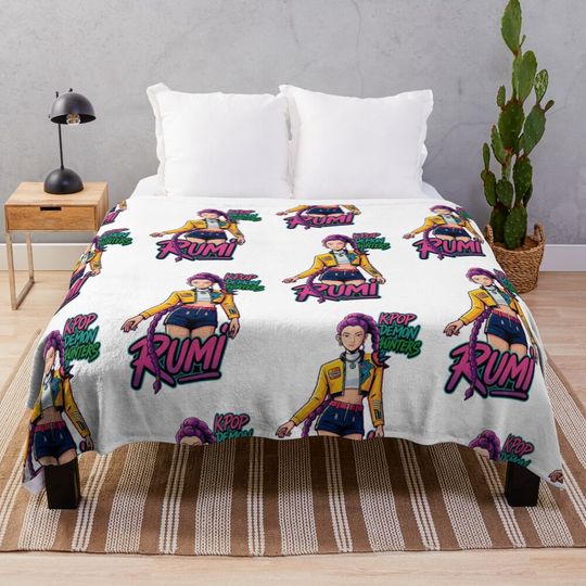 Discover K-Pop Demon Hunters art Rumi - Fleece Blanket