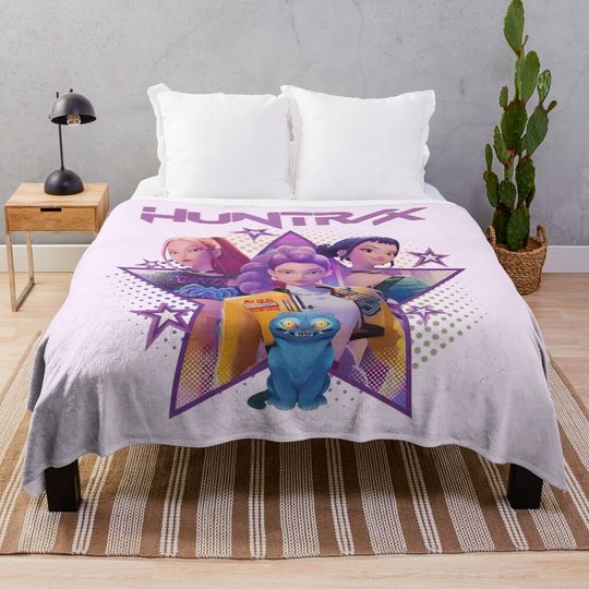 Discover KPop Demon Hunters_02 Throw Blanket