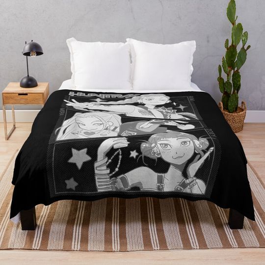 Discover Kpop Huntrix Fleece Blanket, Gift For Fan