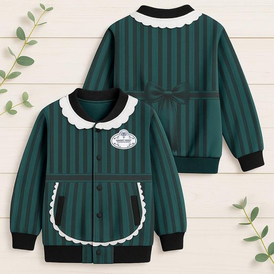 Discover Haunted Mansion Baseball Jacket, Ghost Host Cosplay Costume, Disneybound Kid Jacket, Jacket Adult, Rundisney, Spooky Halloween Gift