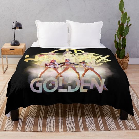 Golden - Kpop Demon Hunter Fleece Blanket, Gift For Fan