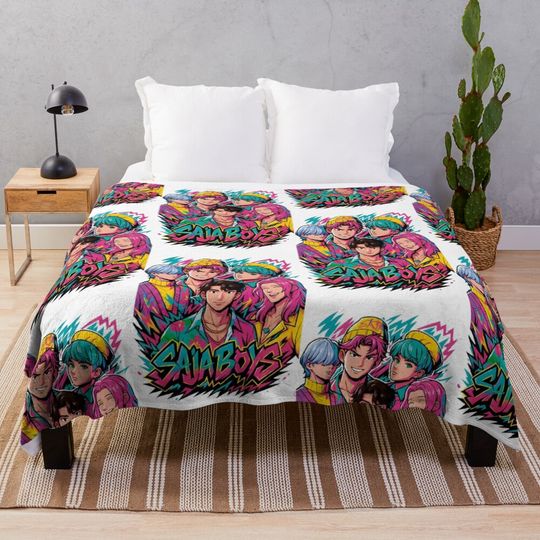 Discover K-Pop Demon Hunters art - Saja Boys - 6 Throw Blanket