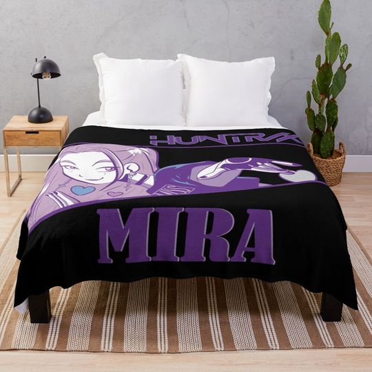 Discover Mira - HUNTR/X - HUNTRIX - Kpop Demon Hunters Throw Blanket