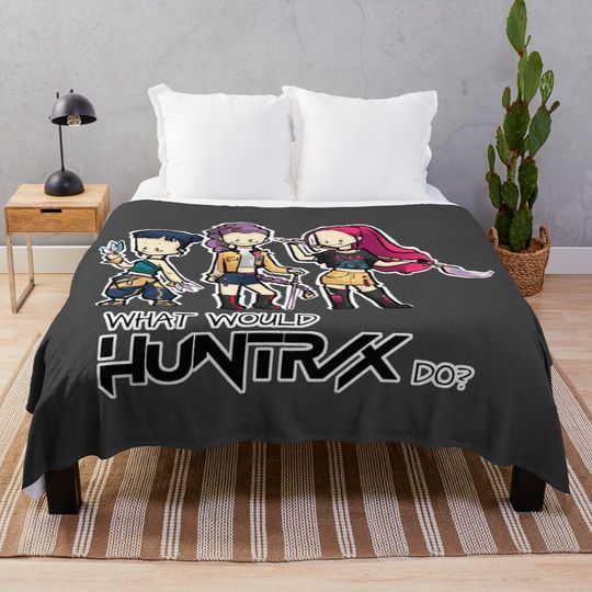 Discover What would huntrix do? Throw Blanket