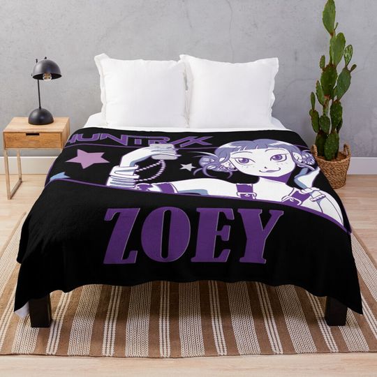 Zoey - HUNTR/X - HUNTRIX - Kpop Demon Hunters Fleece Blanket, Gift For Fan