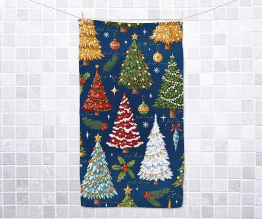 Discover Subtle Fck Trump Xmas Hand Towel ,Christmas Kitchen Towel, Anti Trump Hand Towel, Xmas Home Decor, Christmas Gift Hand Towel C1K505