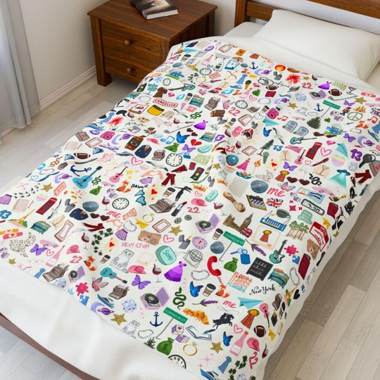 Discover Swifti Showgirl Plush Blanket: Cozy Fan Throw Blanket