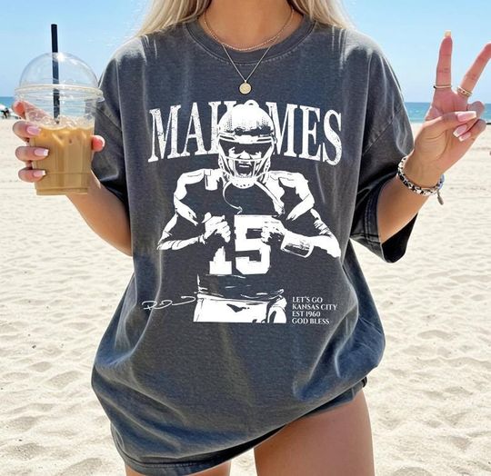Discover Mahomes Vintage T-Shirt, Mahomes Retro Rap Tee, Game Day Tee, Football Season, Vintage KC Football Shirt, Kansas City Fans
