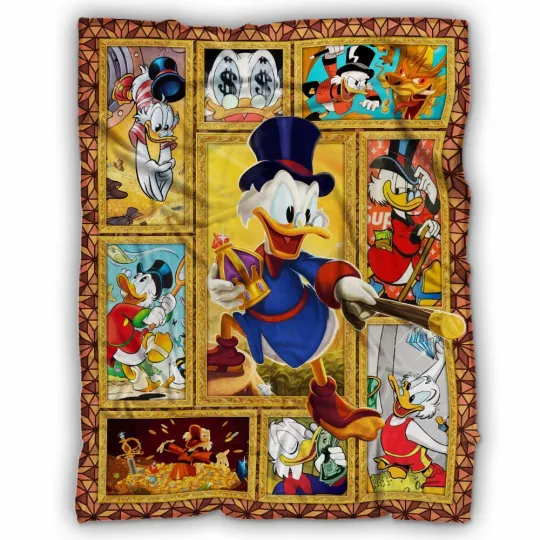 Discover Uncle Scrooge Blanket, Uncle Scrooge Cartoon Movies Fleece, Blanket