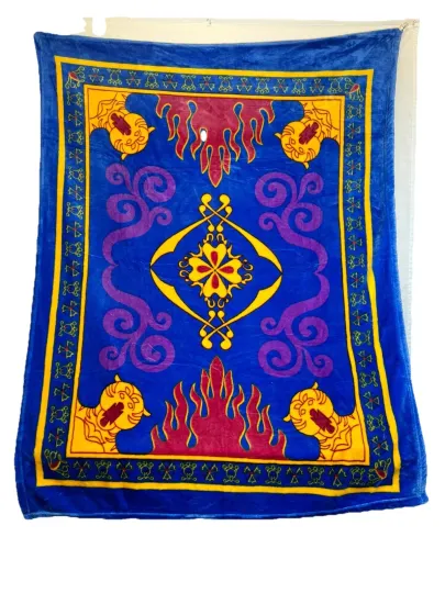 Discover Disney Aladdin Magic Carpet Throw Blanket Fleece Blanket