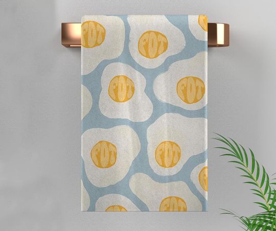 Discover Subtle F*ck Trump Hand Towel, Funny Egg Kitchen Towel, Anti Trump Tea Towel, Political Home Decor, FDT 4687, Democrat Gift Gardener NGR102